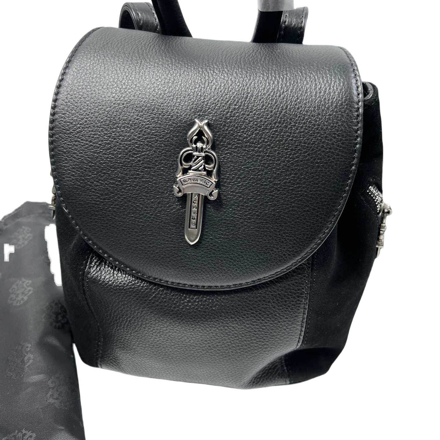 Chrome Hearts Leather-Trimmed Iggy Backpack - FashionPlug