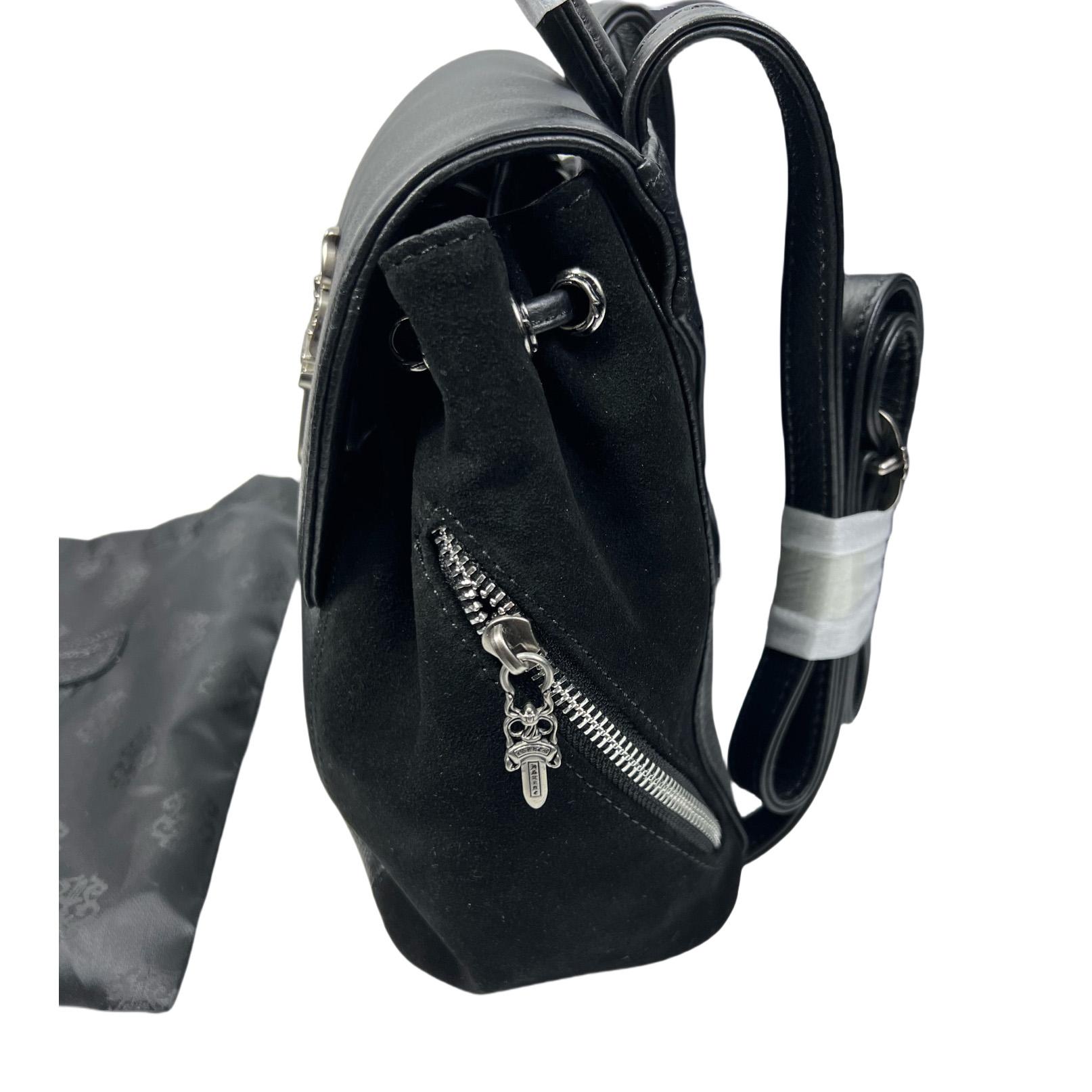 Chrome Hearts Leather-Trimmed Iggy Backpack - FashionPlug