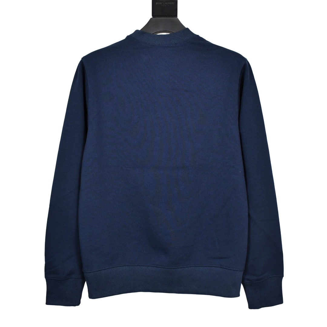 Supreme Kanji Logo Crewneck 'Navy blue' - FashionPlug