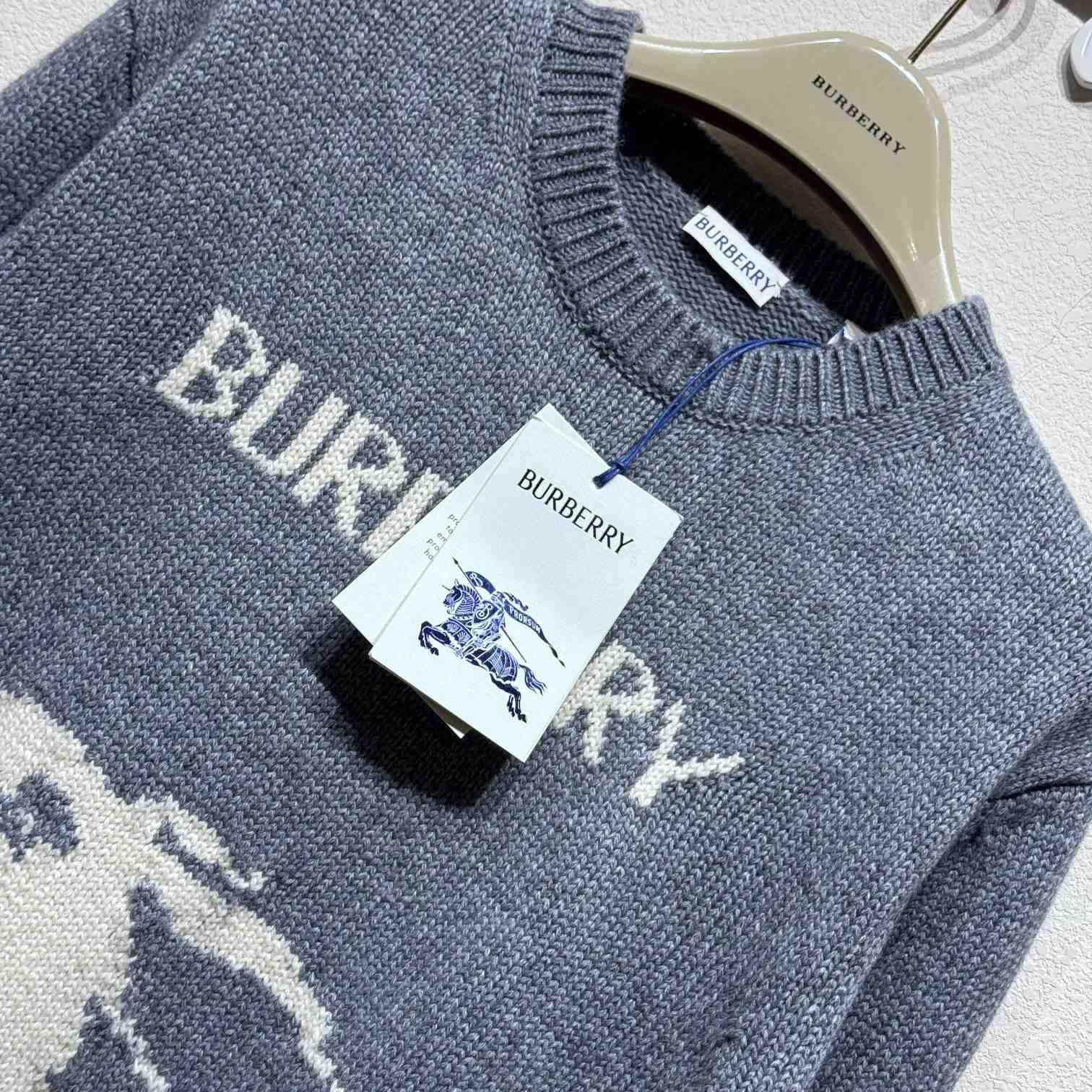 Burberry EKD Wool Cashmere Sweater - FashionPlug