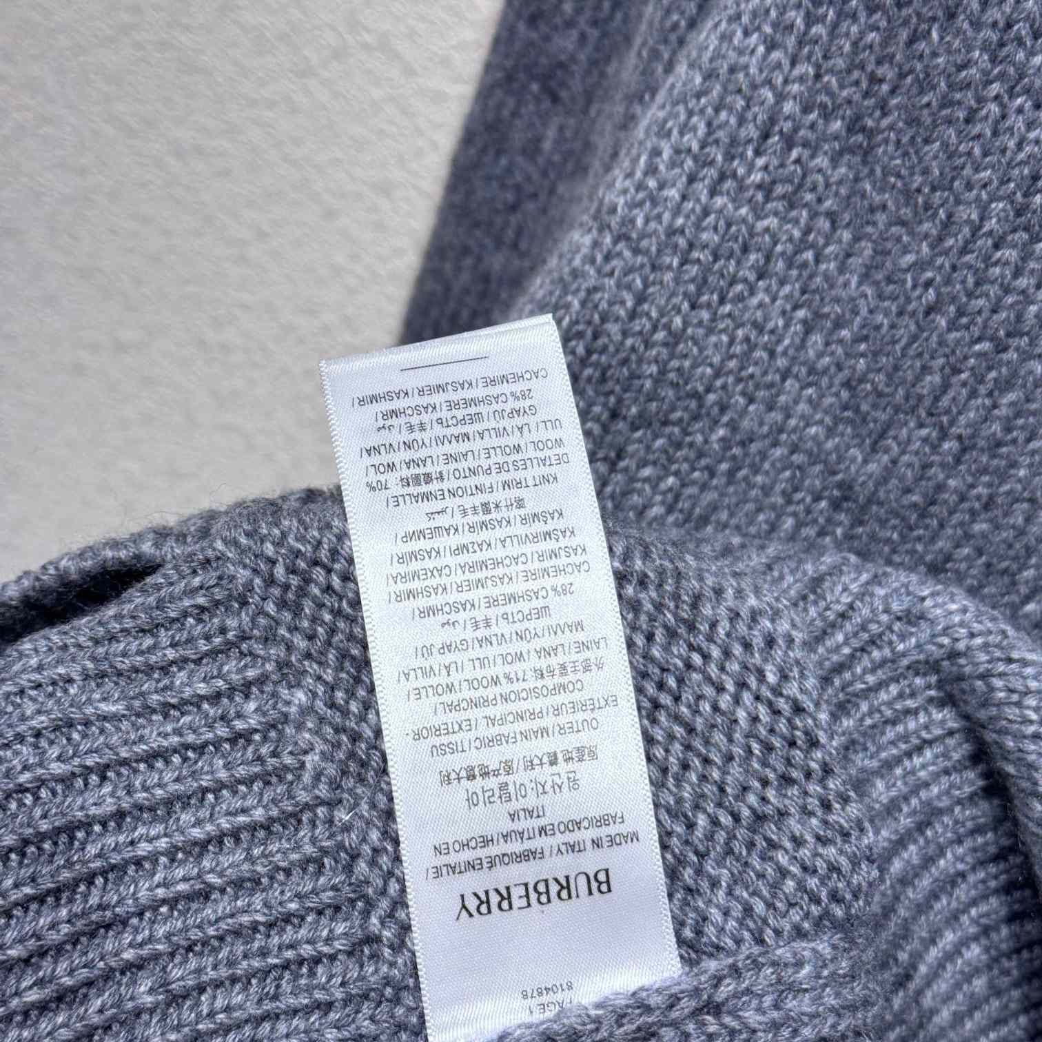 Burberry EKD Wool Cashmere Sweater - FashionPlug