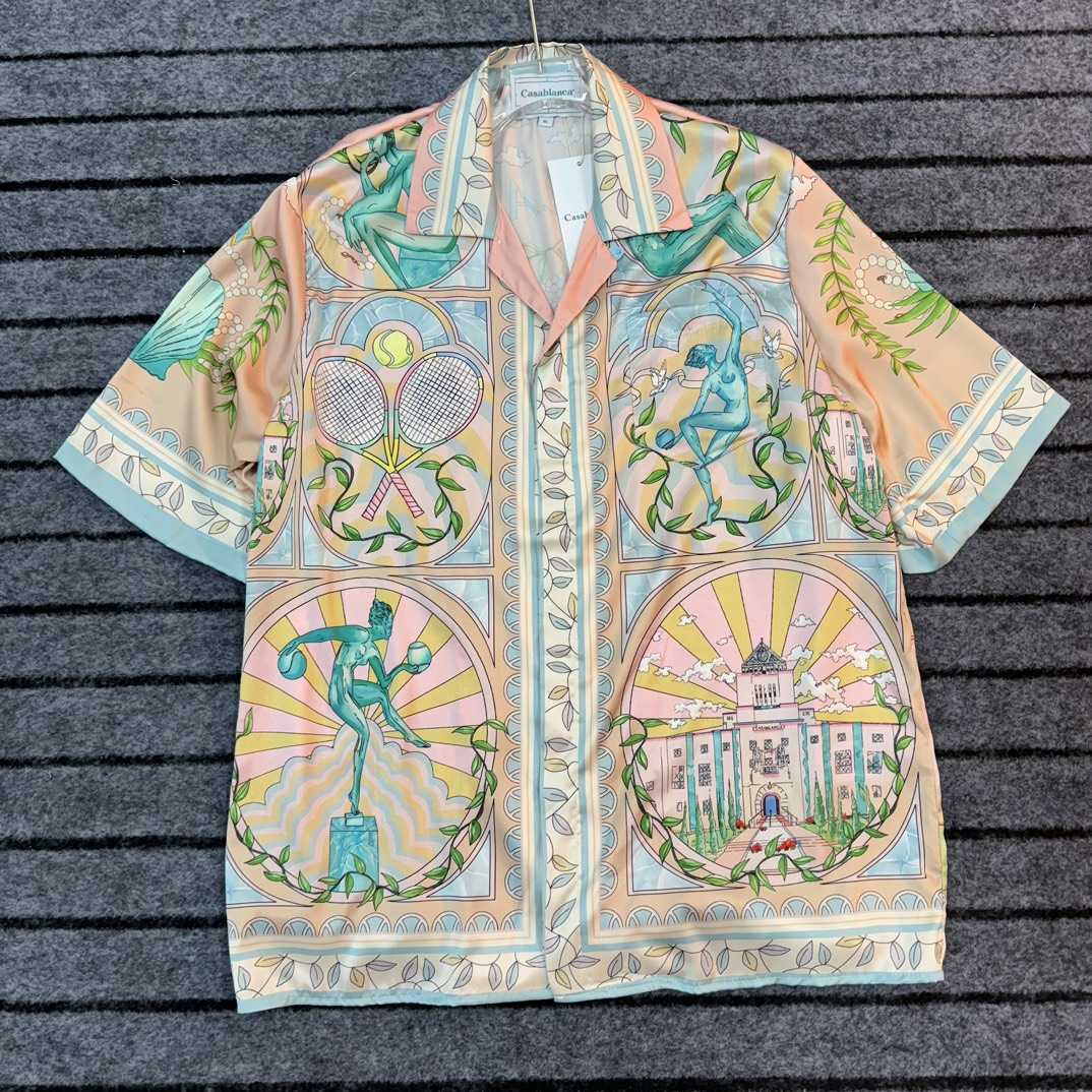 Casablanca Vase Linen Shirt - FashionPlug