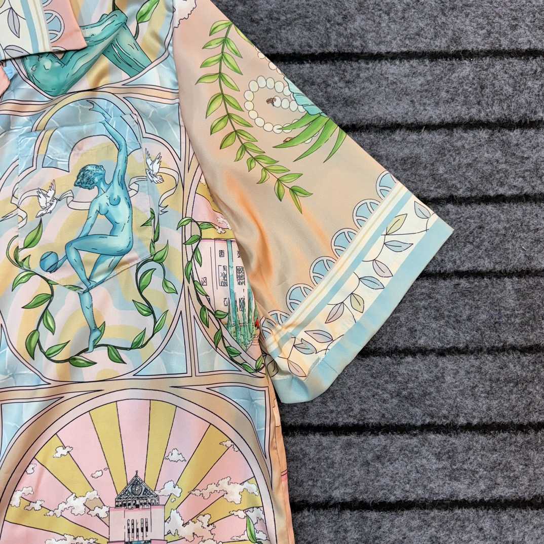 Casablanca Vase Linen Shirt - FashionPlug