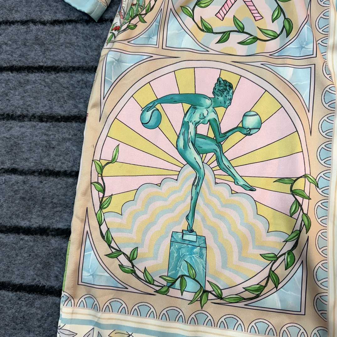 Casablanca Vase Linen Shirt - FashionPlug