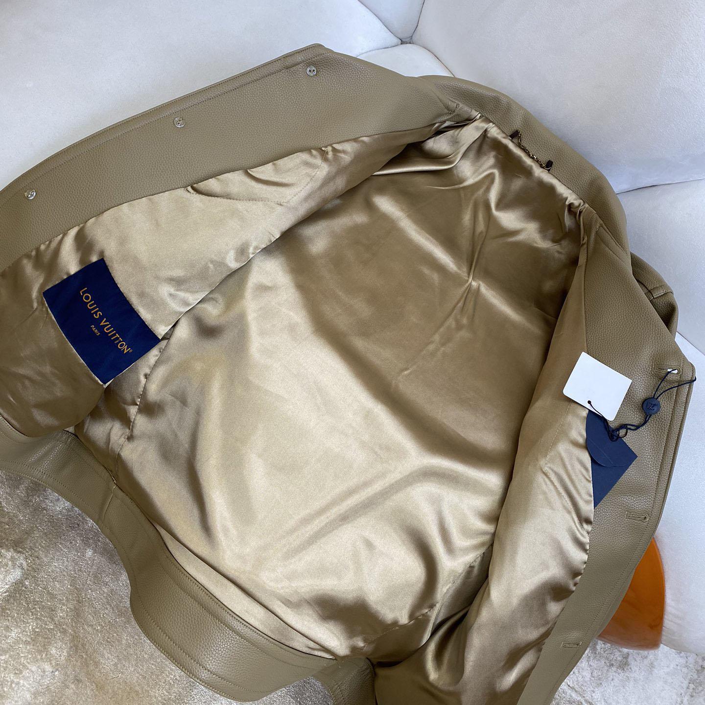 Louis Vuitton Embroidered Leather Blouson  1AFQOA - FashionPlug