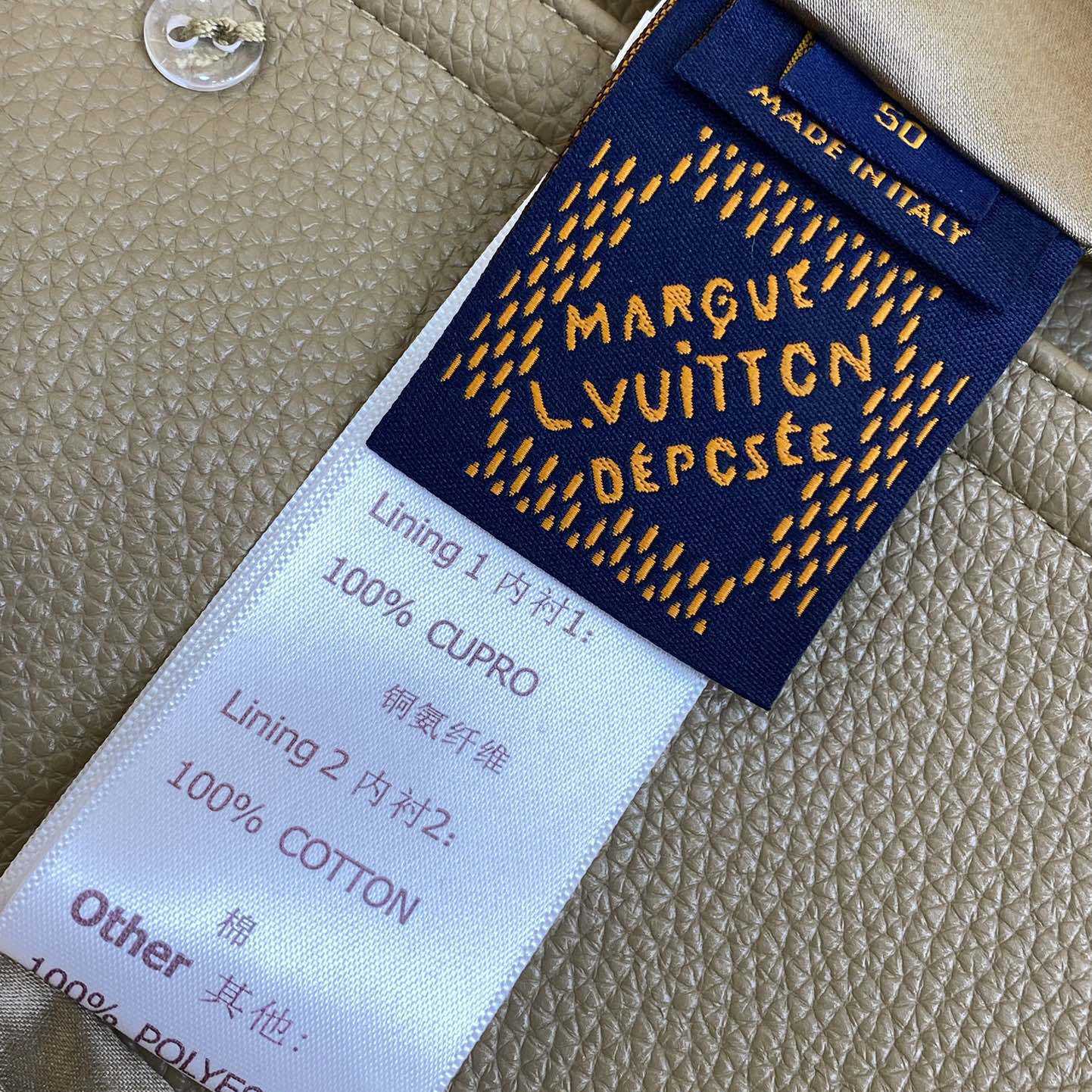 Louis Vuitton Embroidered Leather Blouson  1AFQOA - FashionPlug