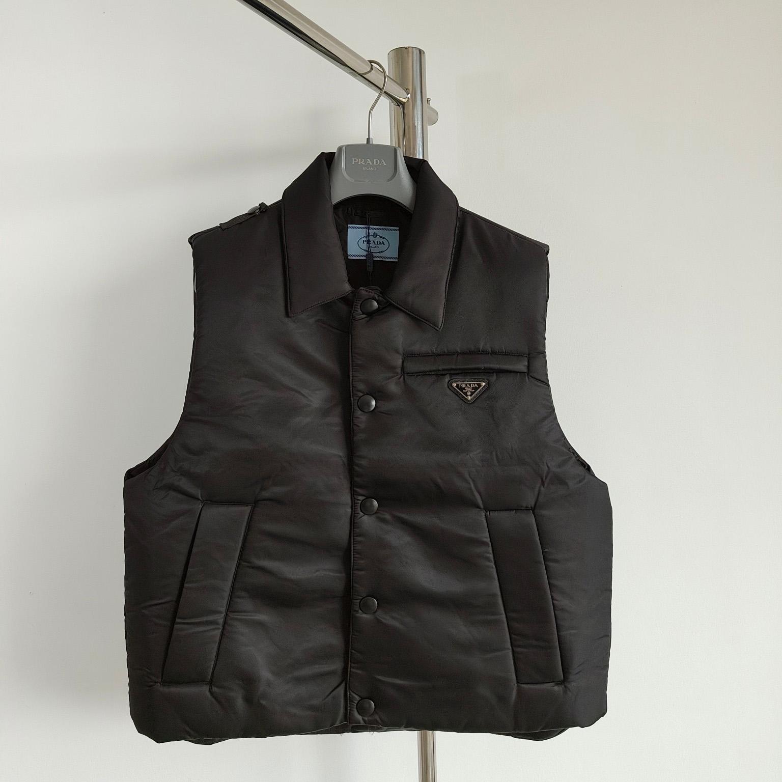 Prada Puffer Vest - FashionPlug