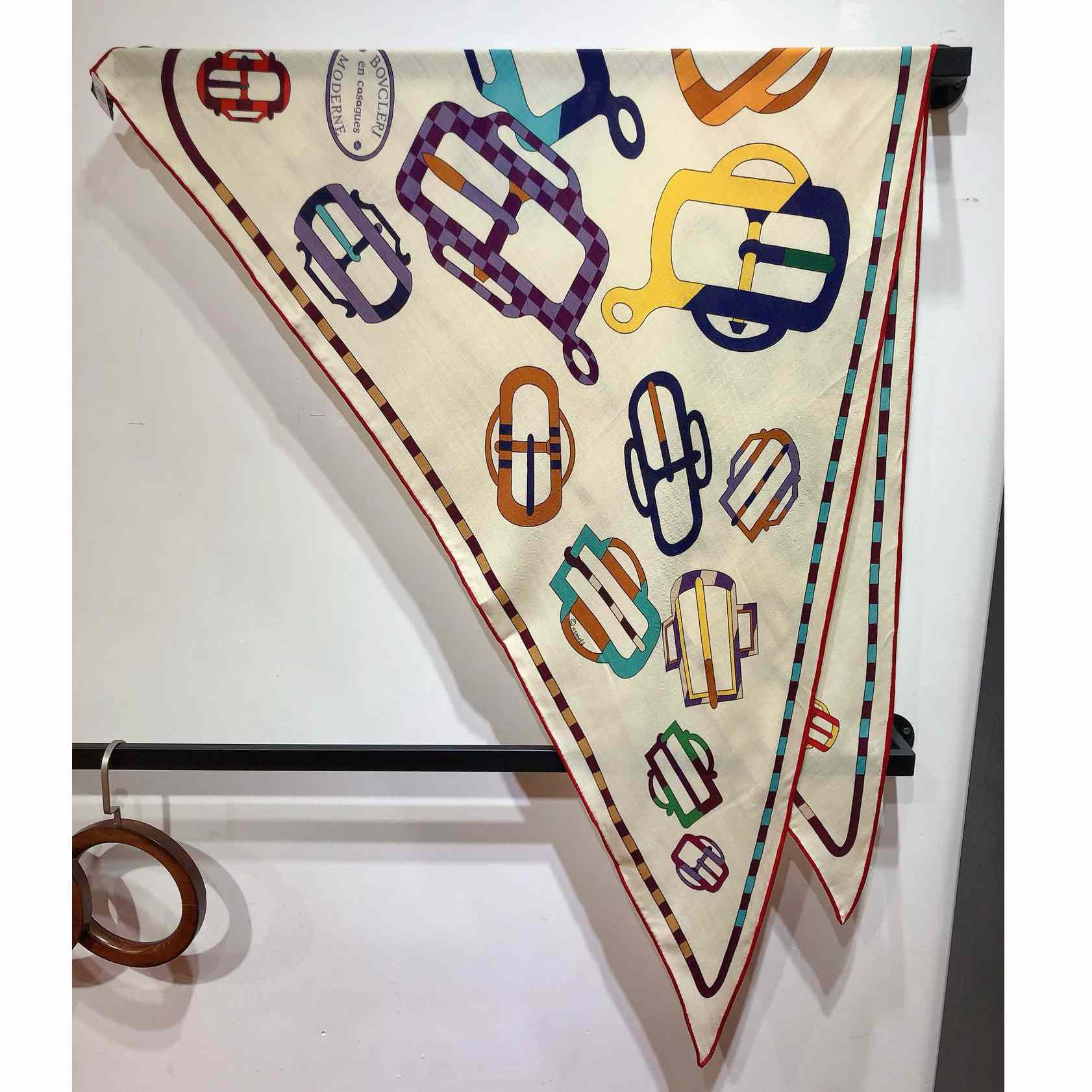 Hermes Bouclerie Moderne En Casaques Giant Triangle - FashionPlug