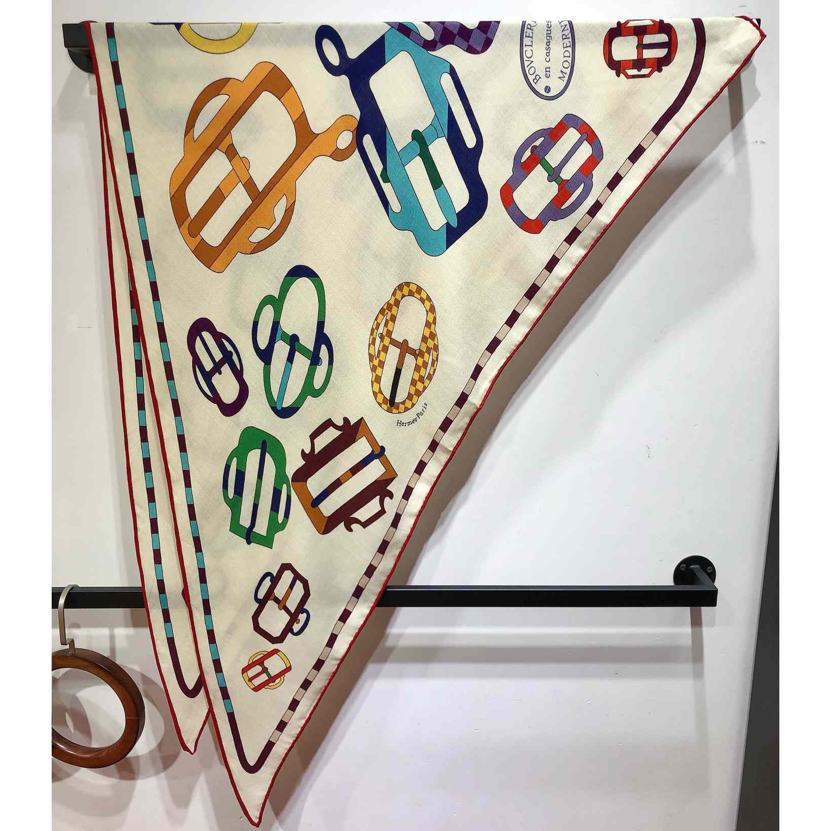 Hermes Bouclerie Moderne En Casaques Giant Triangle - FashionPlug