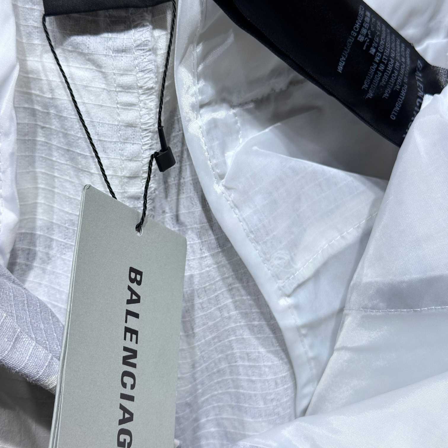 Balenciaga Large Cargo Pants In Light Grey - FashionPlug