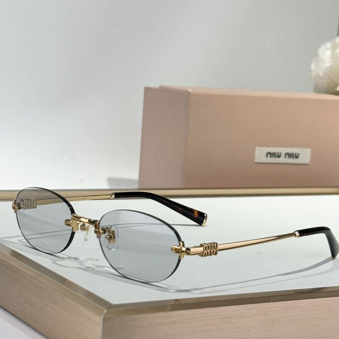 Miu Miu Logo Sunglasses - FashionPlug