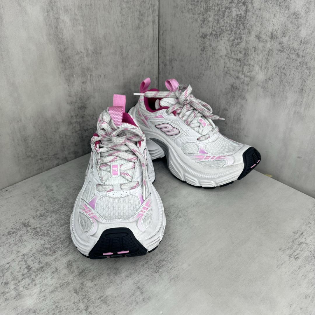 Balenciaga 6XL Sneaker In White, Light pink, Grey And Black - FashionPlug
