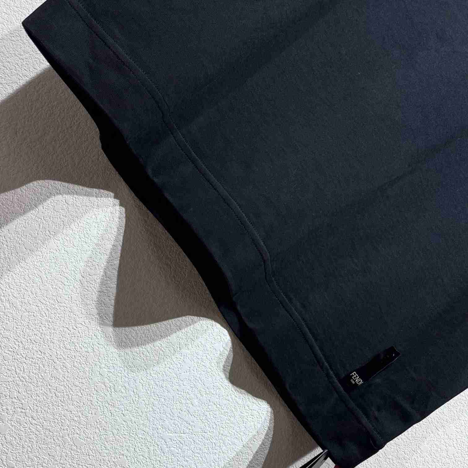 Fendi Black Cotton T-shirt - FashionPlug
