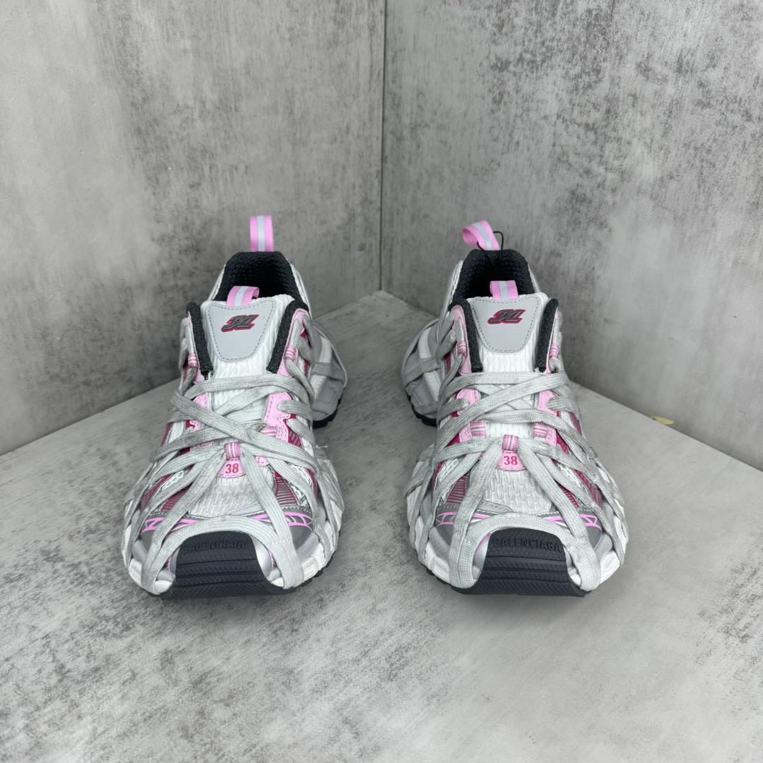 Balenciaga 3XL Extreme Lace Sneaker In White/grey - FashionPlug
