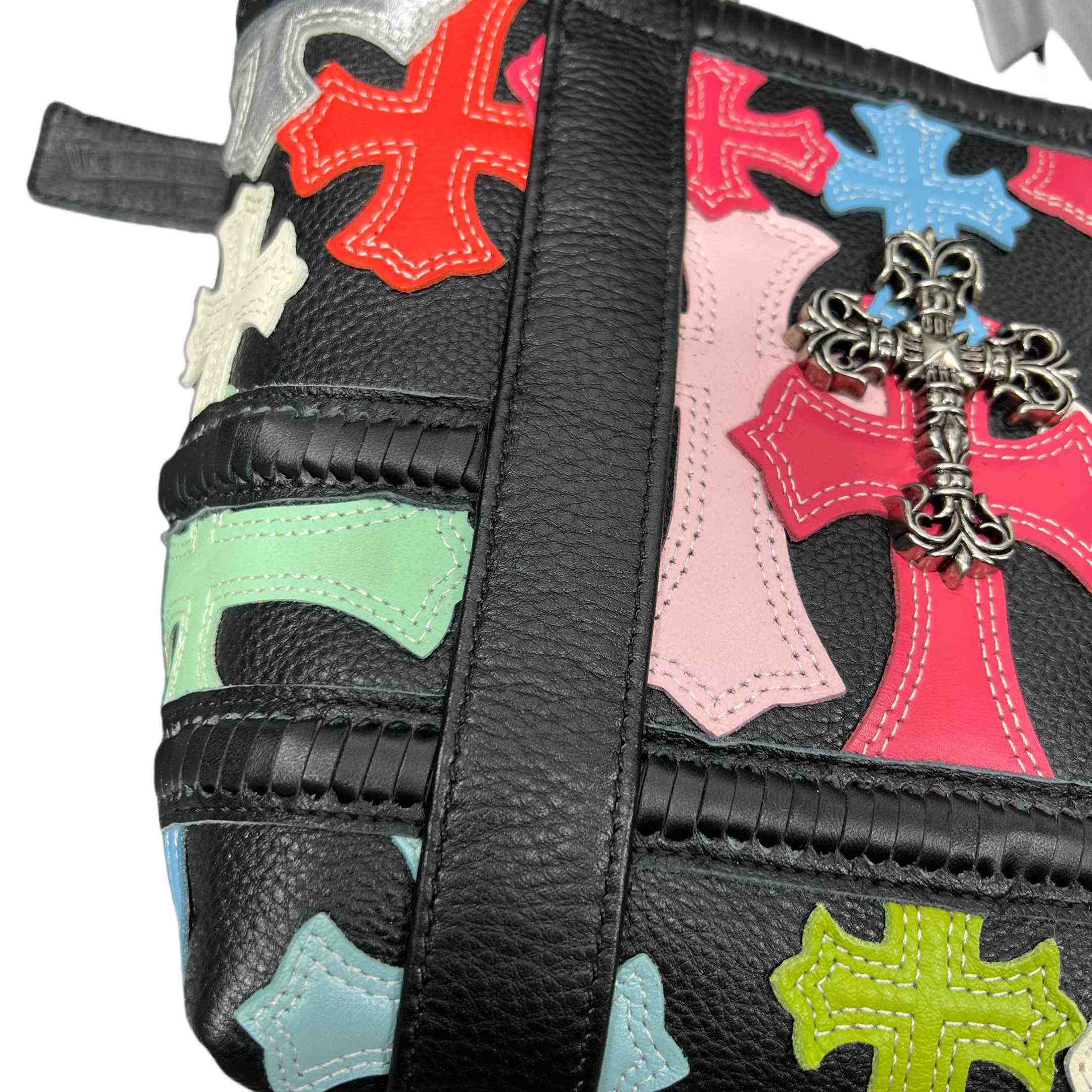 Chrome Heart Cross Patch Tote Bag (32-20.5-20.5cm) - FashionPlug