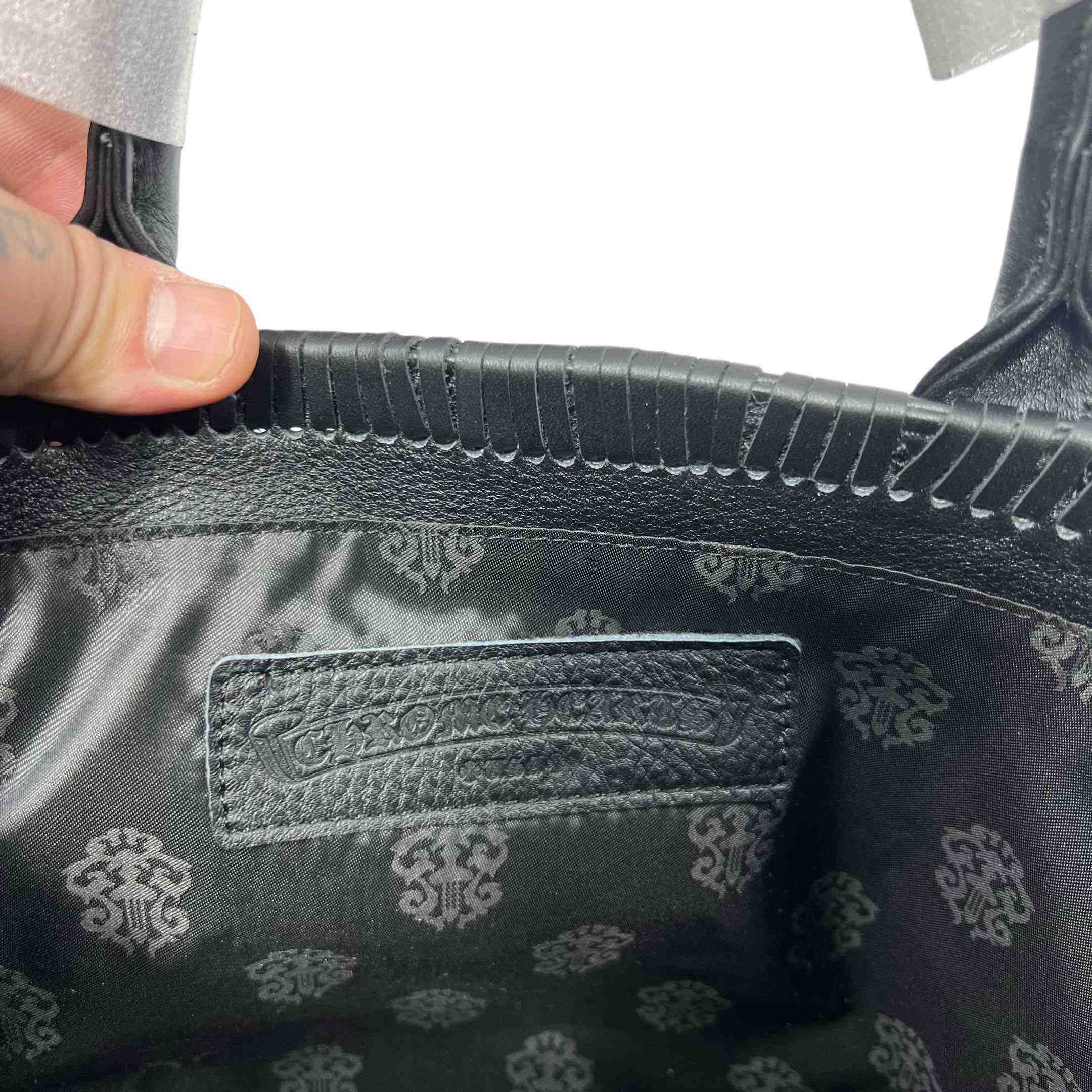 Chrome Heart Cross Patch Tote Bag (32-20.5-20.5cm) - FashionPlug
