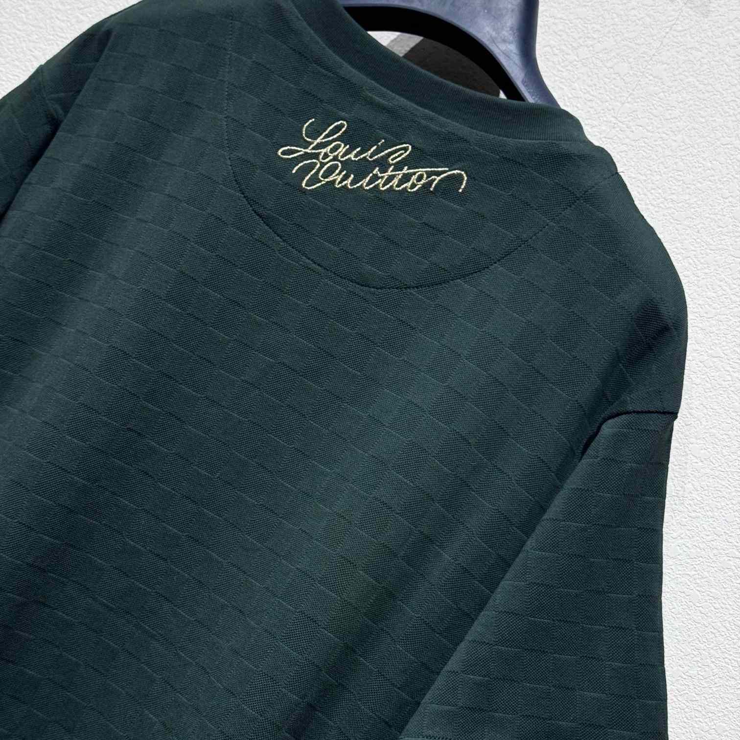 Louis Vuitton Signature Patch Cotton T-Shirt    - FashionPlug
