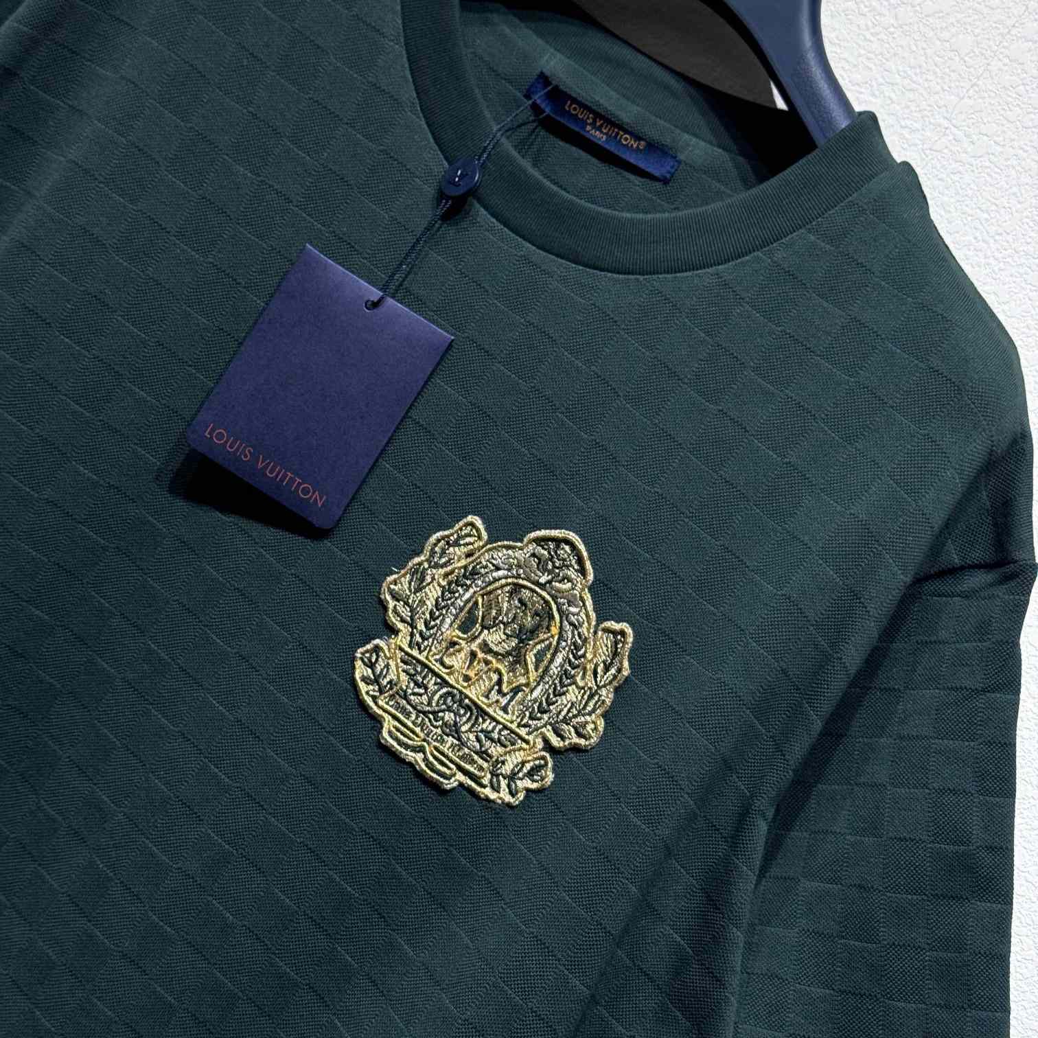 Louis Vuitton Signature Patch Cotton T-Shirt    - FashionPlug