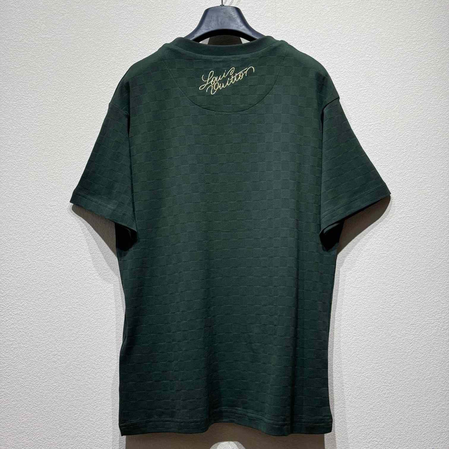 Louis Vuitton Signature Patch Cotton T-Shirt    - FashionPlug