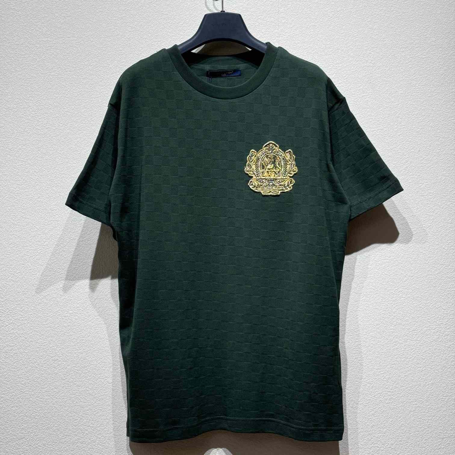 Louis Vuitton Signature Patch Cotton T-Shirt    - FashionPlug