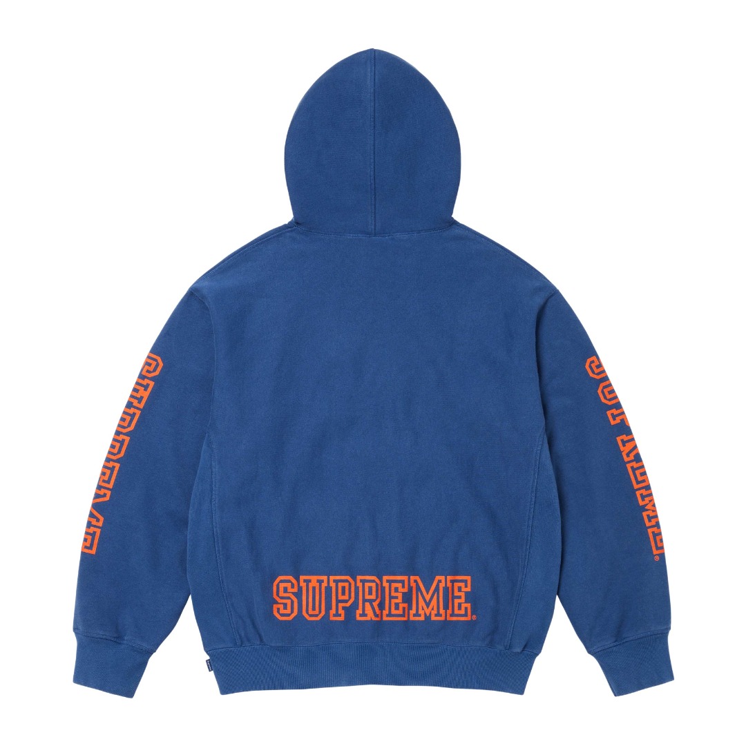 Supreme Collegiate Sleeve Hooded Sweatshirt  - FashionPlug