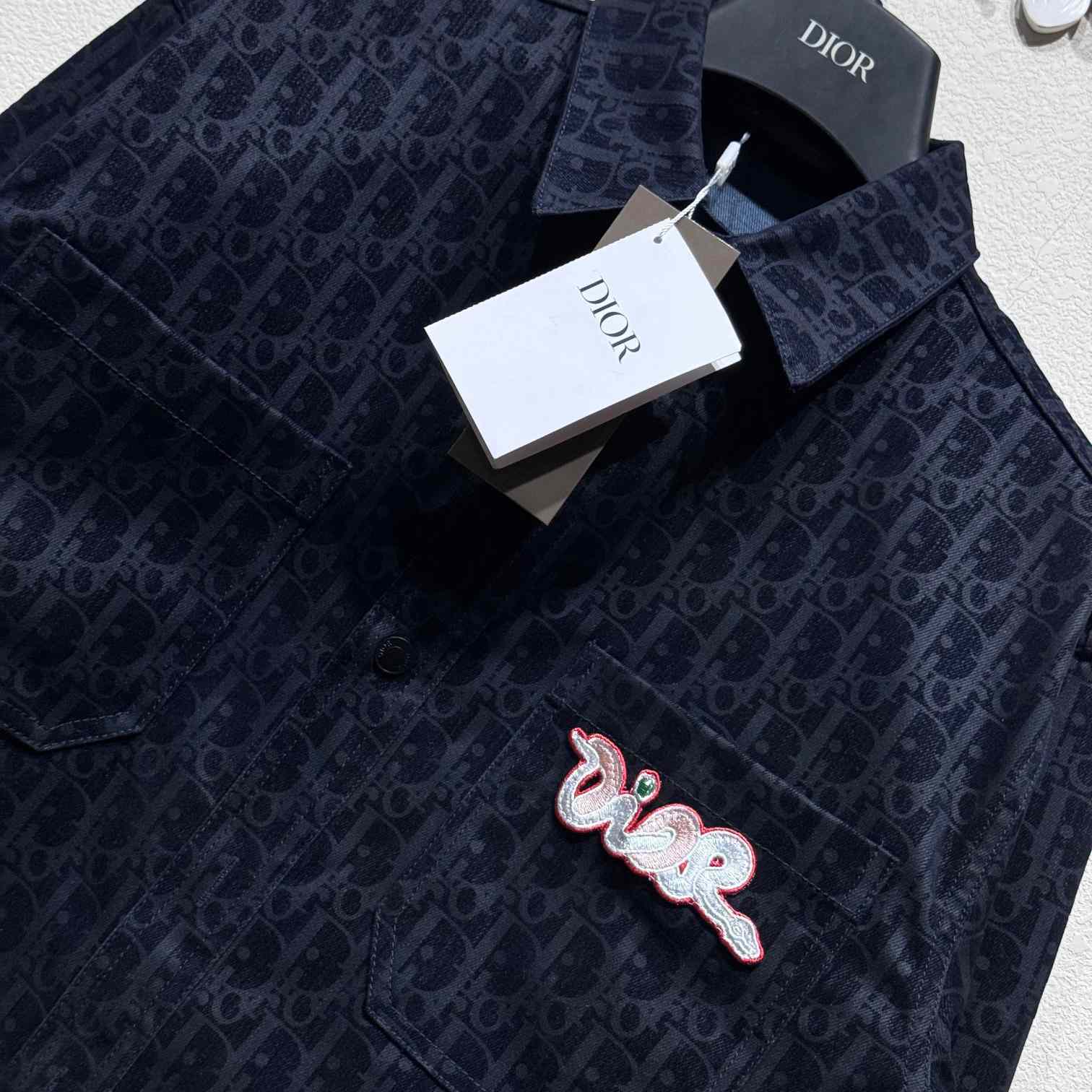 Dior AND KAWS Overshirt  - FashionPlug