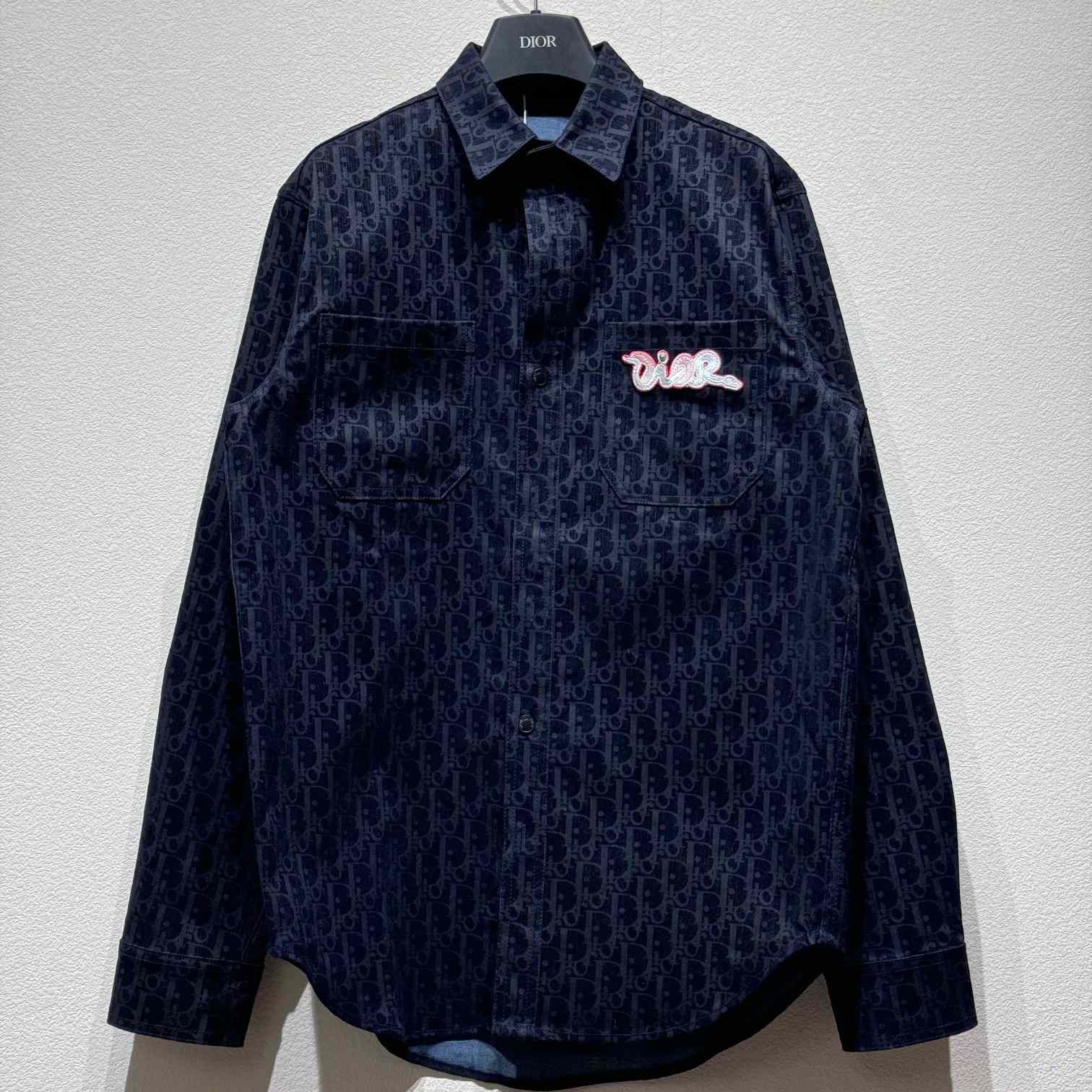 Dior AND KAWS Overshirt  - FashionPlug