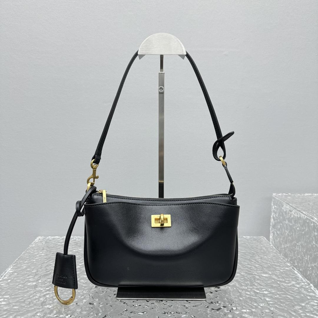 Balenciaga Rodeo Sling Pochette In Black - FashionPlug