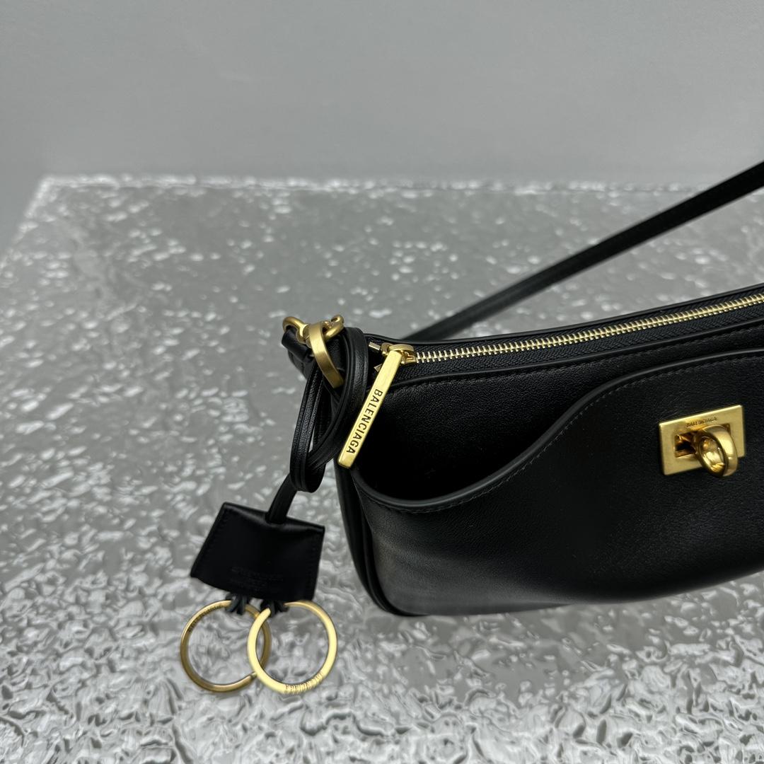 Balenciaga Rodeo Sling Pochette In Black - FashionPlug