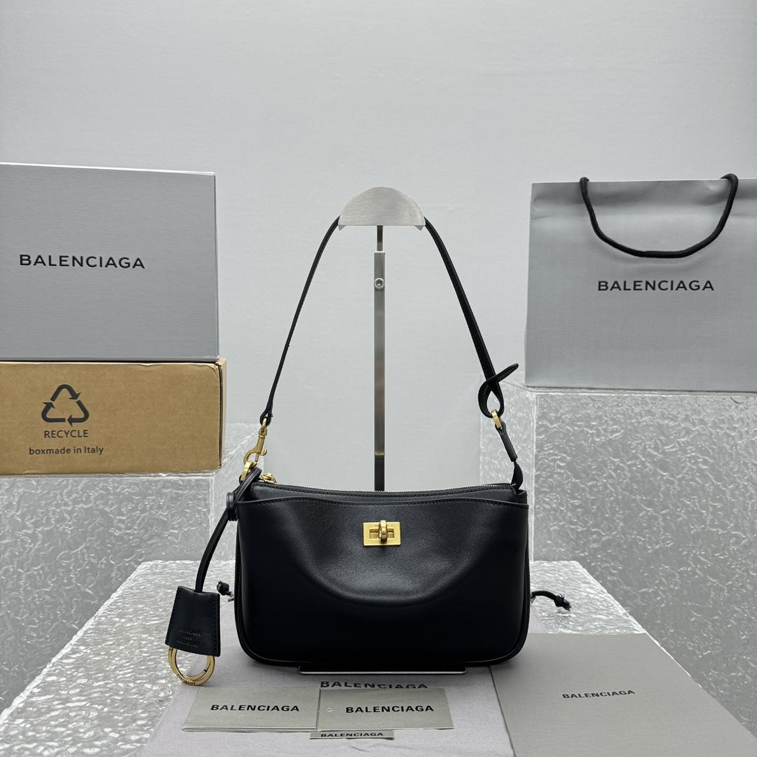 Balenciaga Rodeo Sling Pochette In Black - FashionPlug