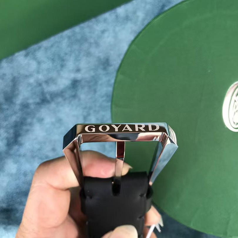 Goyard Paris Leather Mens Belt - FashionPlug