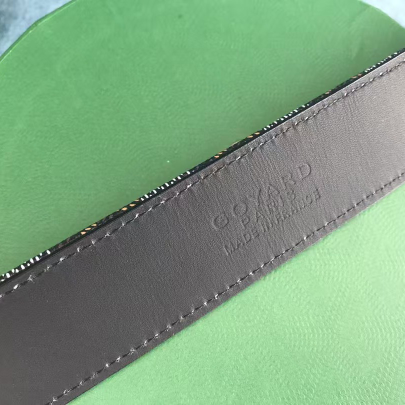 Goyard Paris Leather Mens Belt - FashionPlug