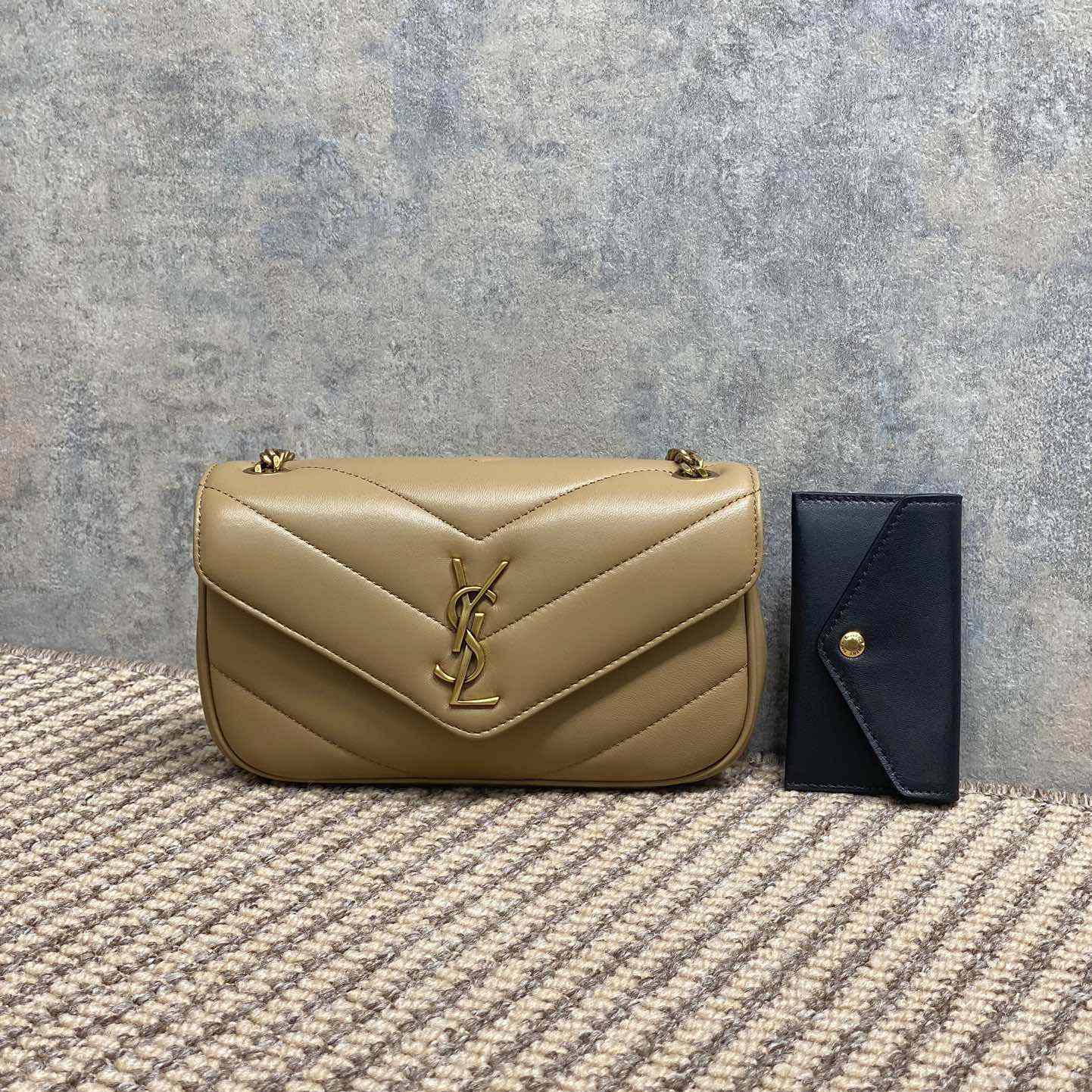 Saint Laurent Loulou Mini In Lambskin - FashionPlug
