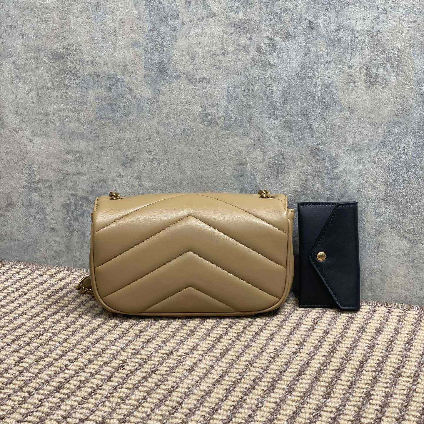Saint Laurent Loulou Mini In Lambskin - FashionPlug