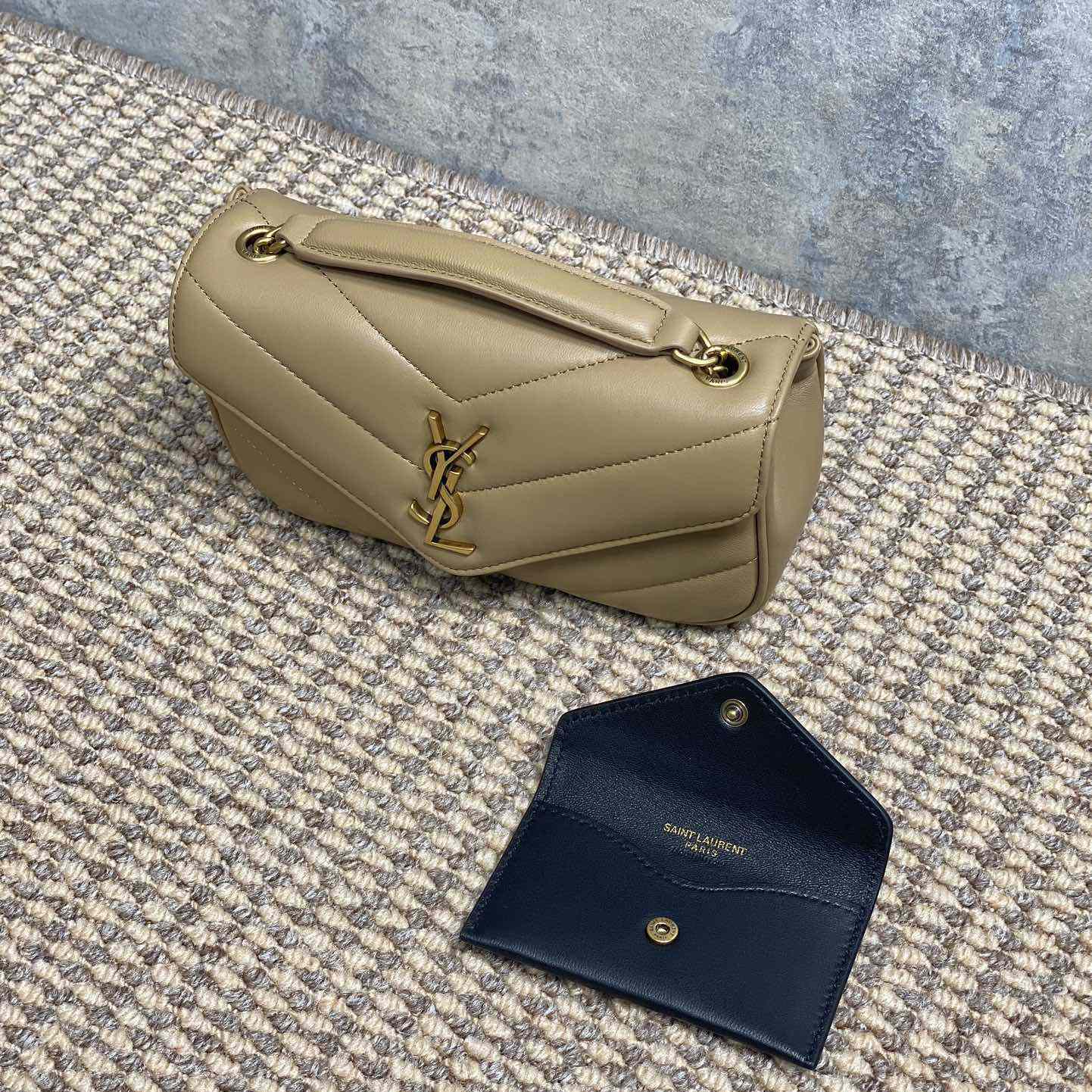 Saint Laurent Loulou Mini In Lambskin - FashionPlug