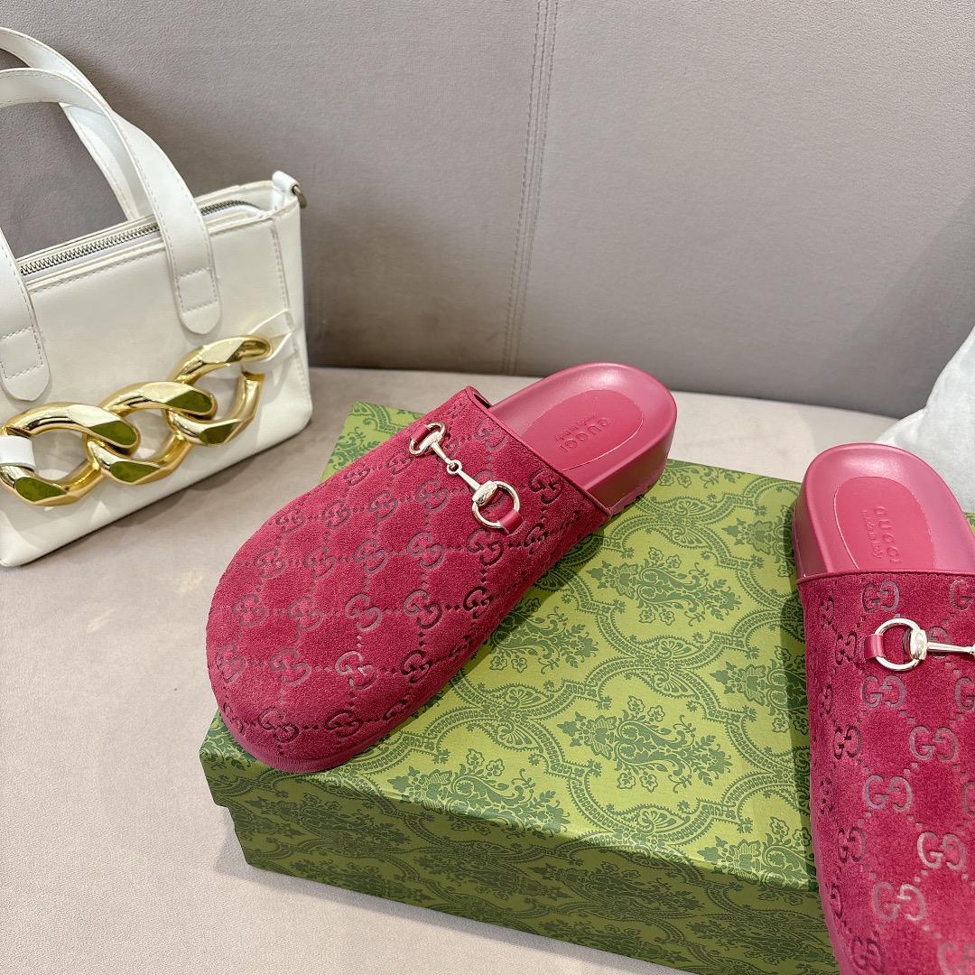 Gucci Women's Horsebit Slipper - FashionPlug