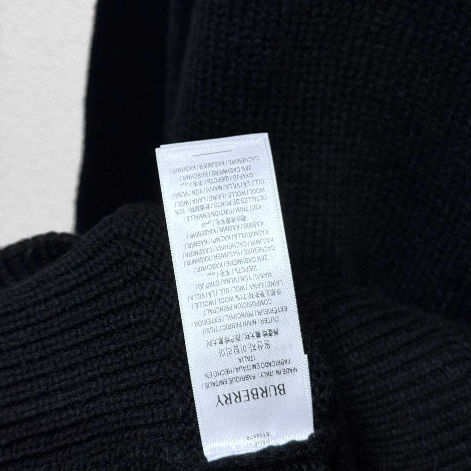 Burberry EKD Wool Cashmere Sweater - FashionPlug