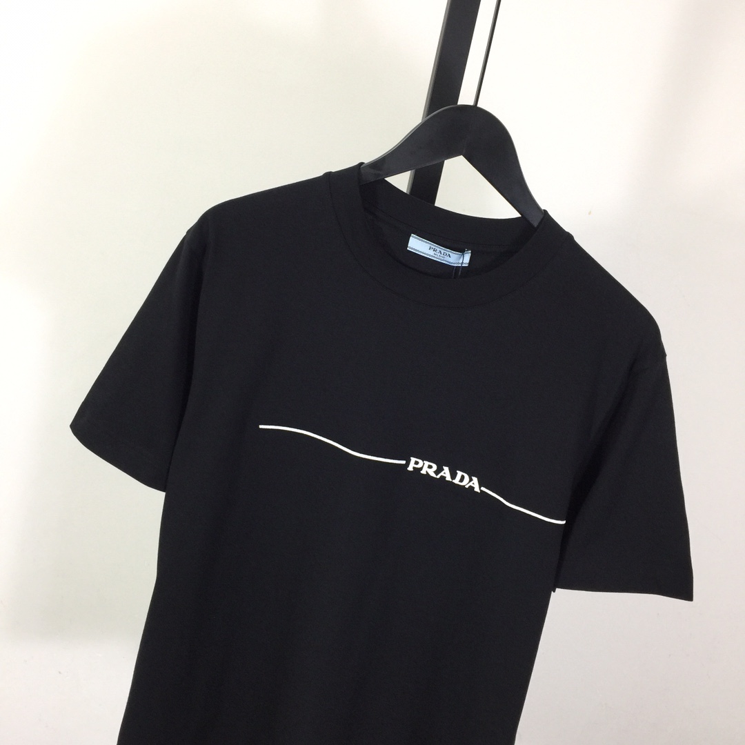 Prada Cotton  T-shirt  - FashionPlug