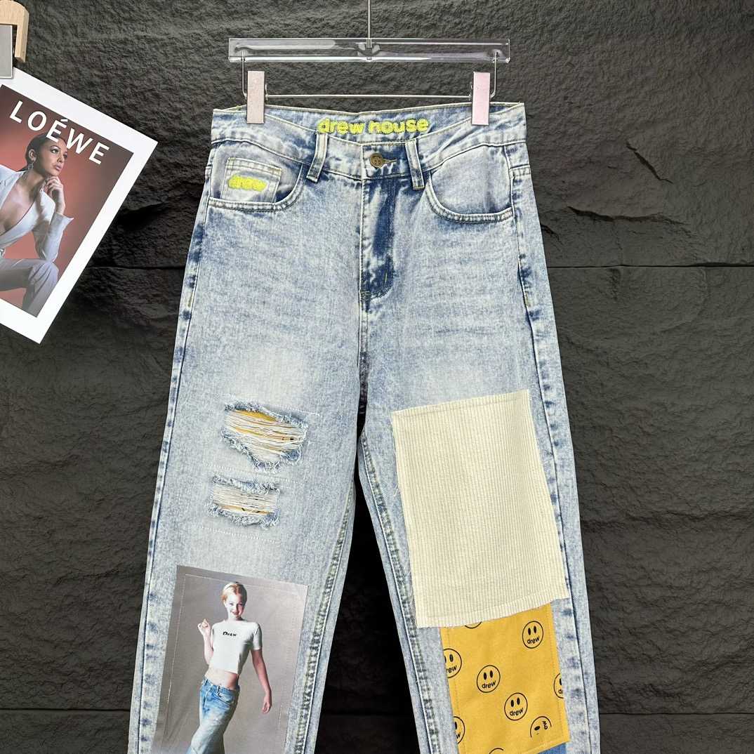 Japanese Brand × Streetwear × Vintage jeans Patch Design Pants - FashionPlug