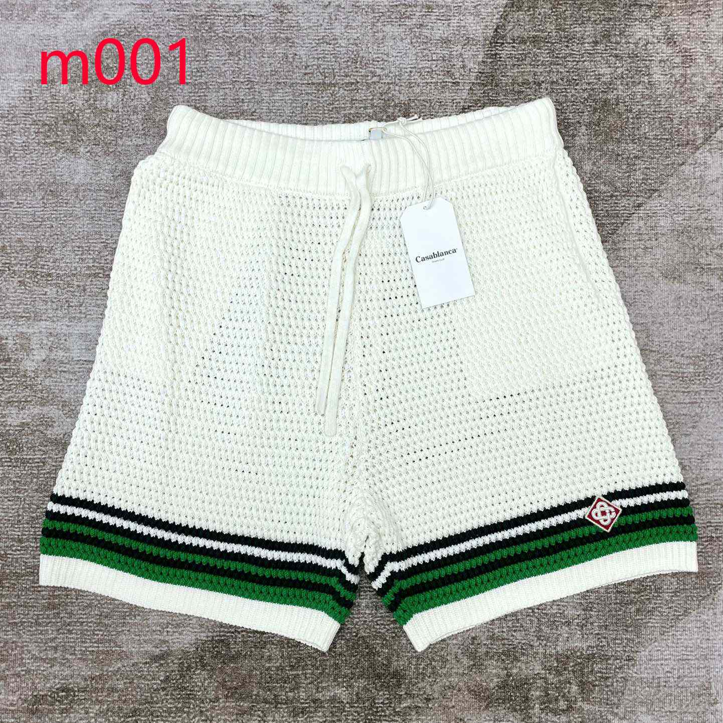 Casablanca Tennis Crochet-knit Shorts   m001 - FashionPlug