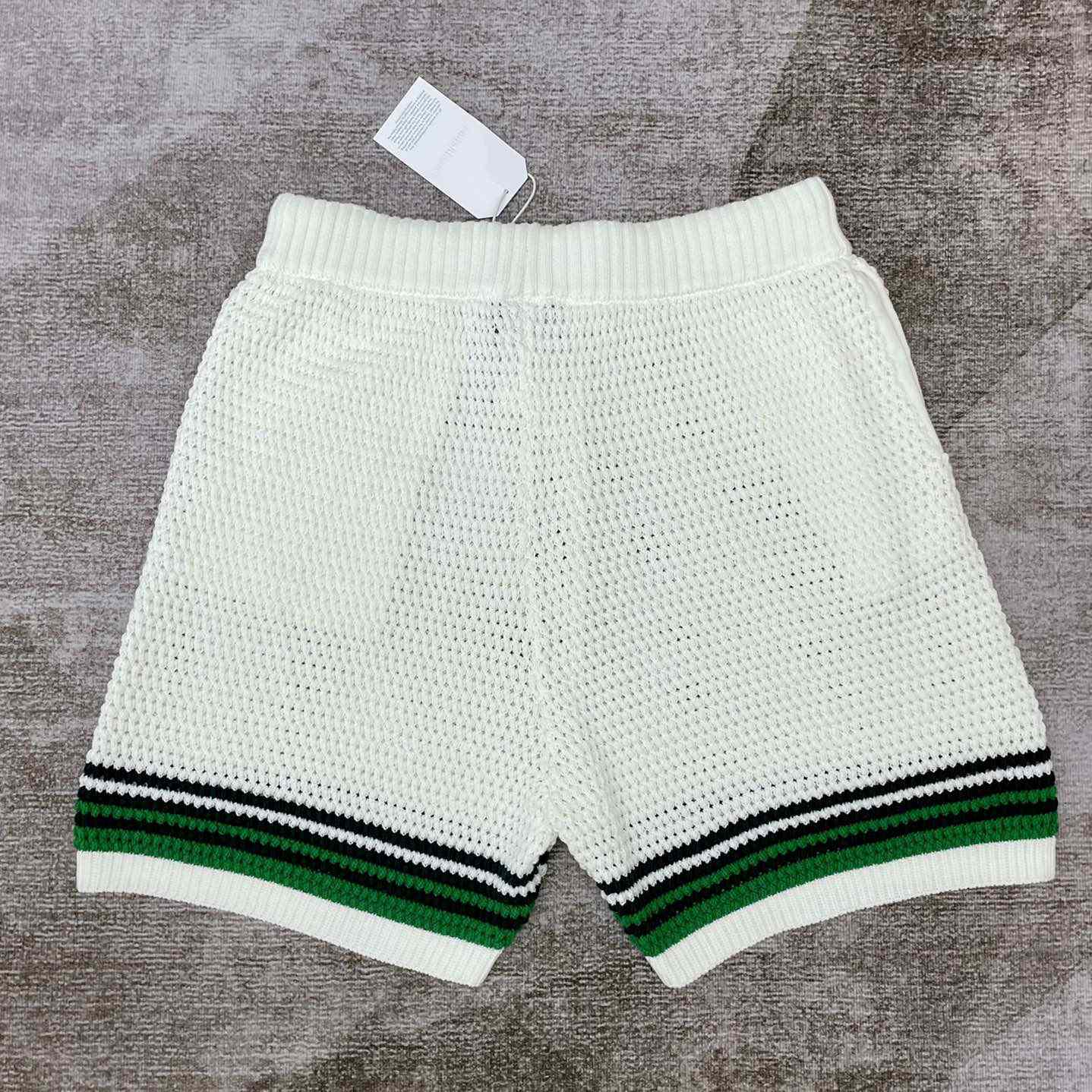 Casablanca Tennis Crochet-knit Shorts   m001 - FashionPlug