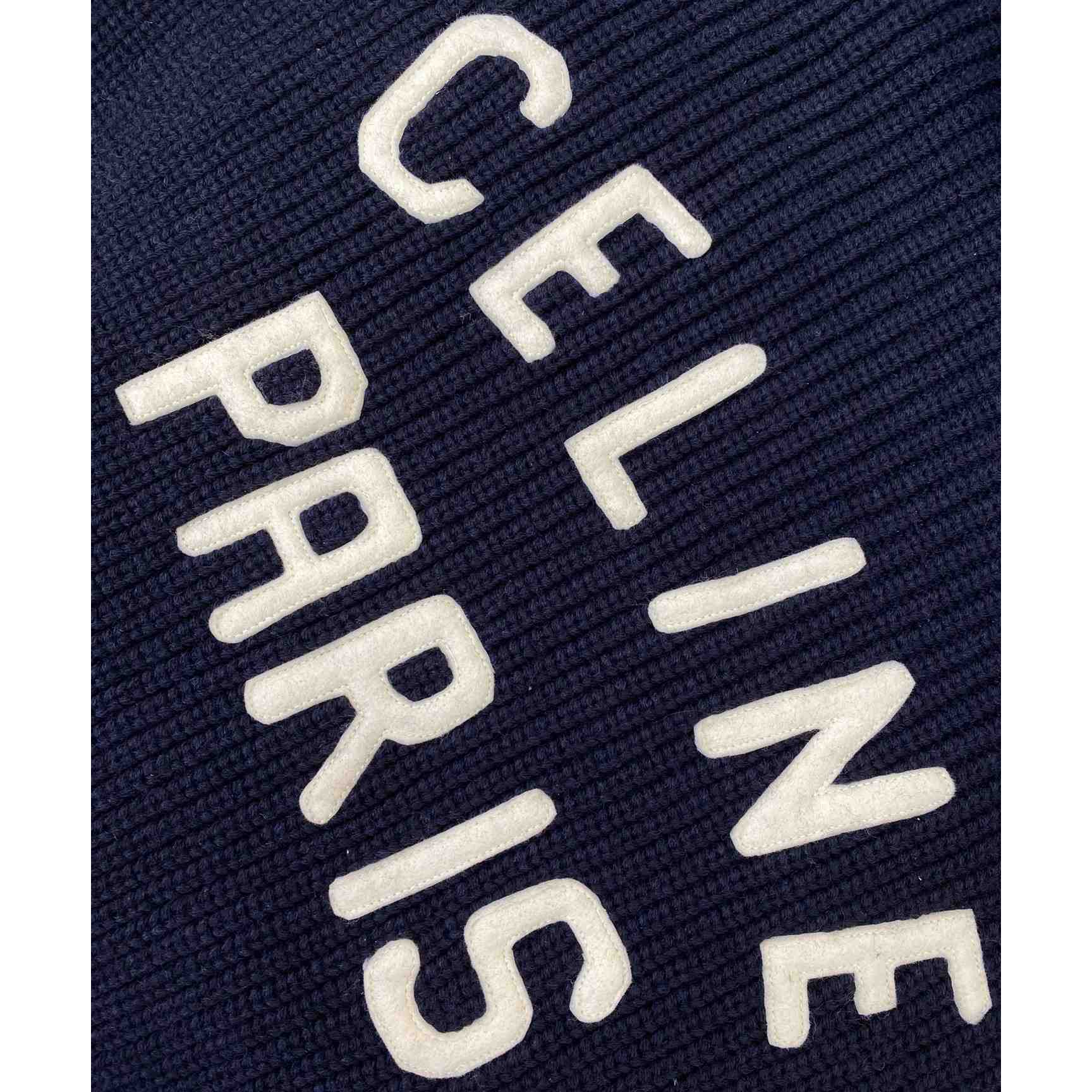 Celine College Hooded Sweater In Wool - FashionPlug