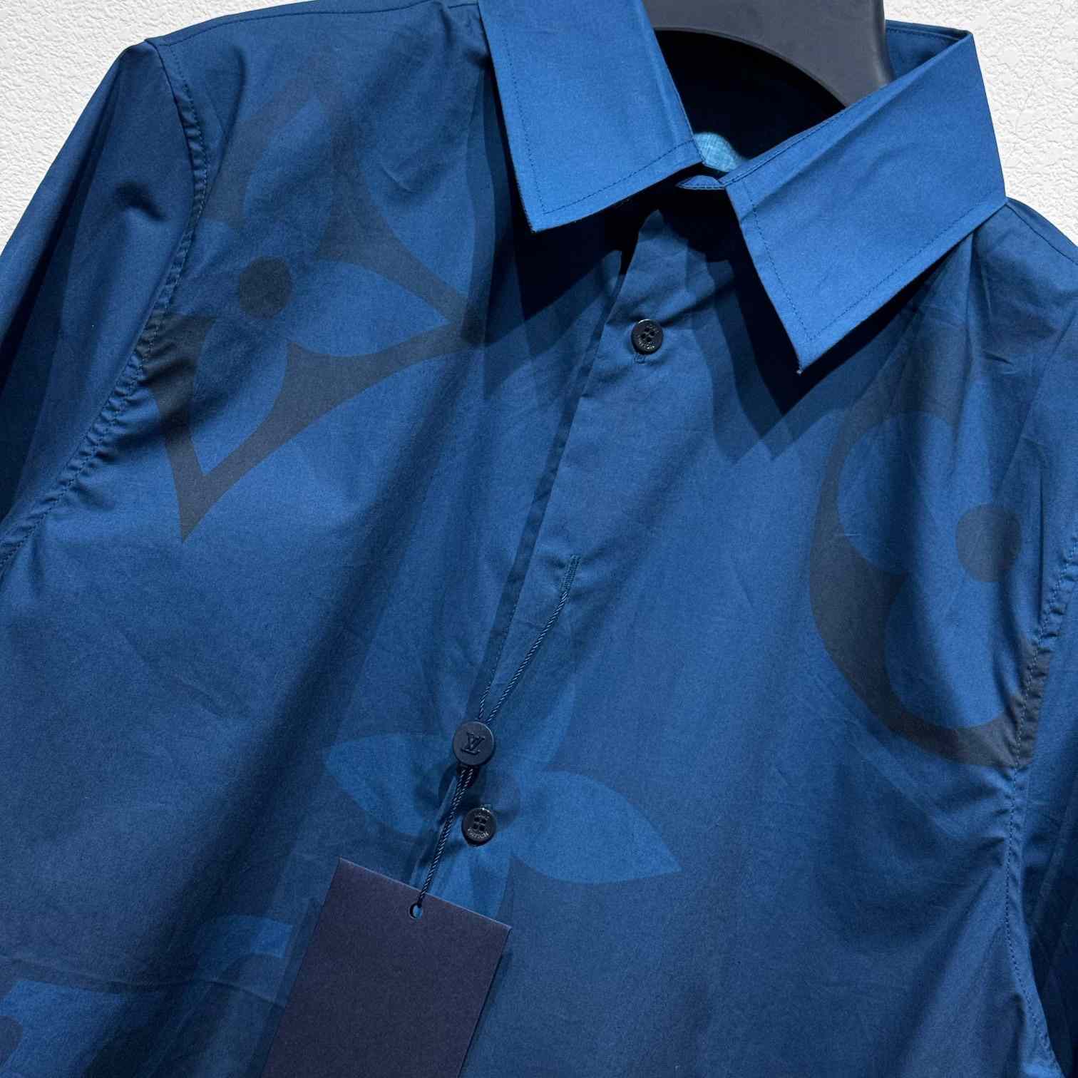 Louis Vuitton Monogram Printed Short-Sleeved Shirt   1AFXUJ - FashionPlug