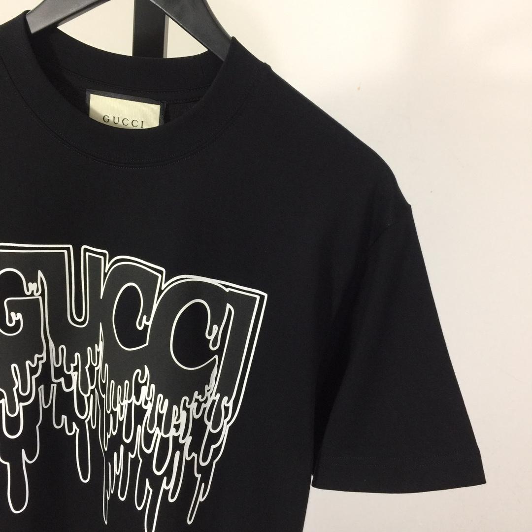 Gucci Cotton Jersey T-shirt With Print  - FashionPlug