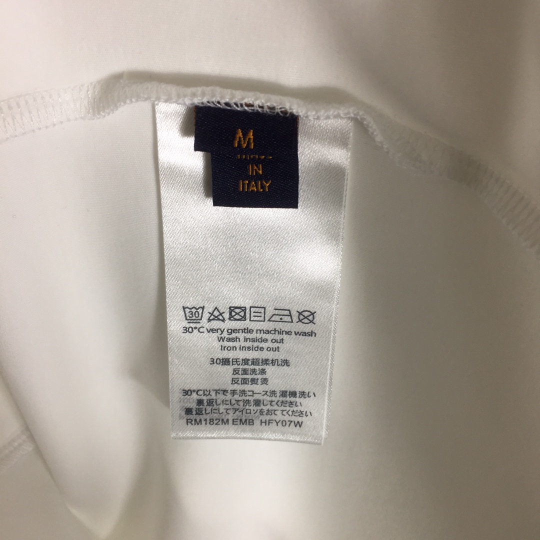 Louis Vuitton Cotton T-Shirt With Crystal - FashionPlug