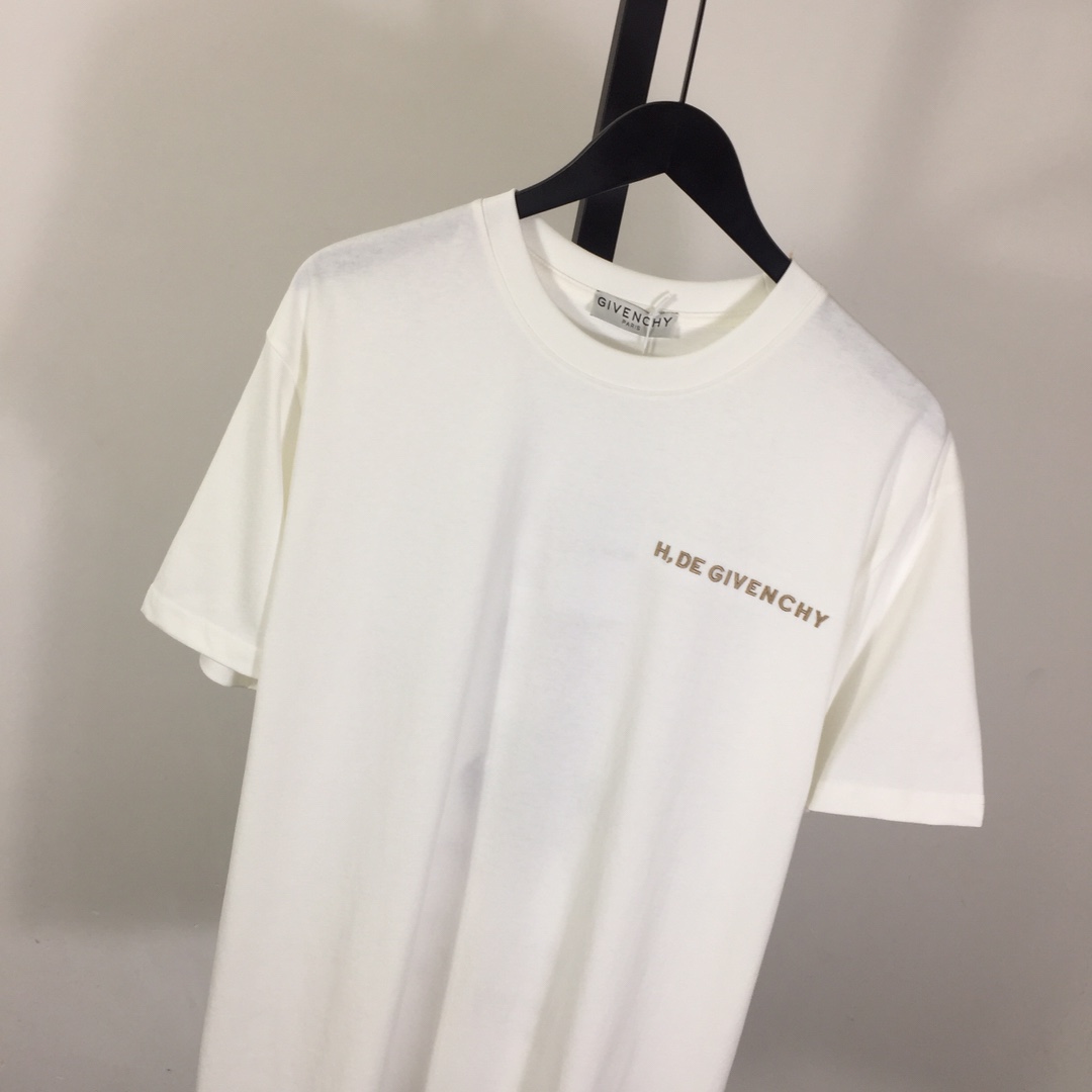 Givenchy T-shirt In Cotton With Chandelier Snake Embroideries - FashionPlug