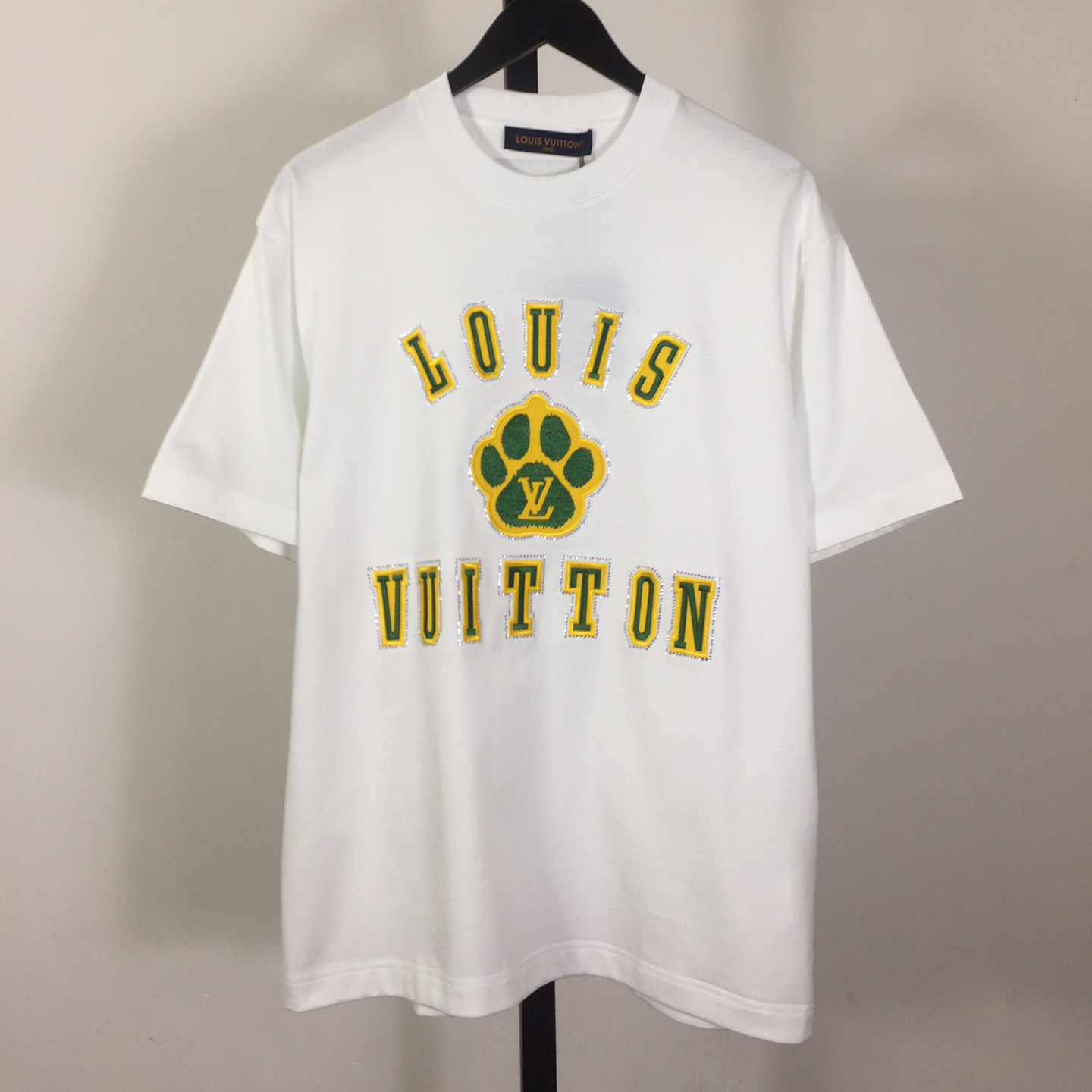 Louis Vuitton Embellished Short-Sleeved Cotton Crewneck - FashionPlug