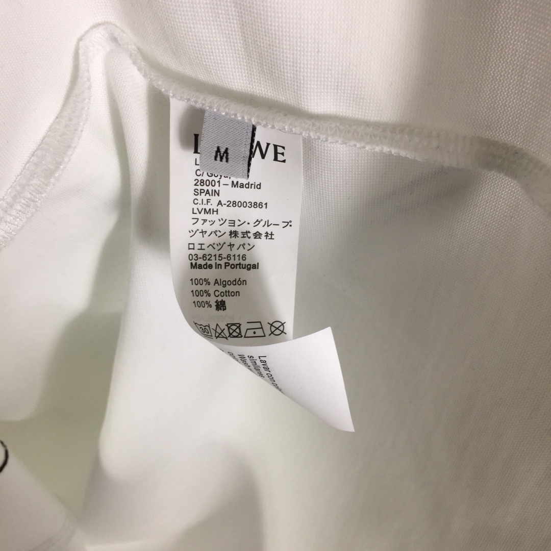 Loewe Logo Cotton T-shirt - FashionPlug