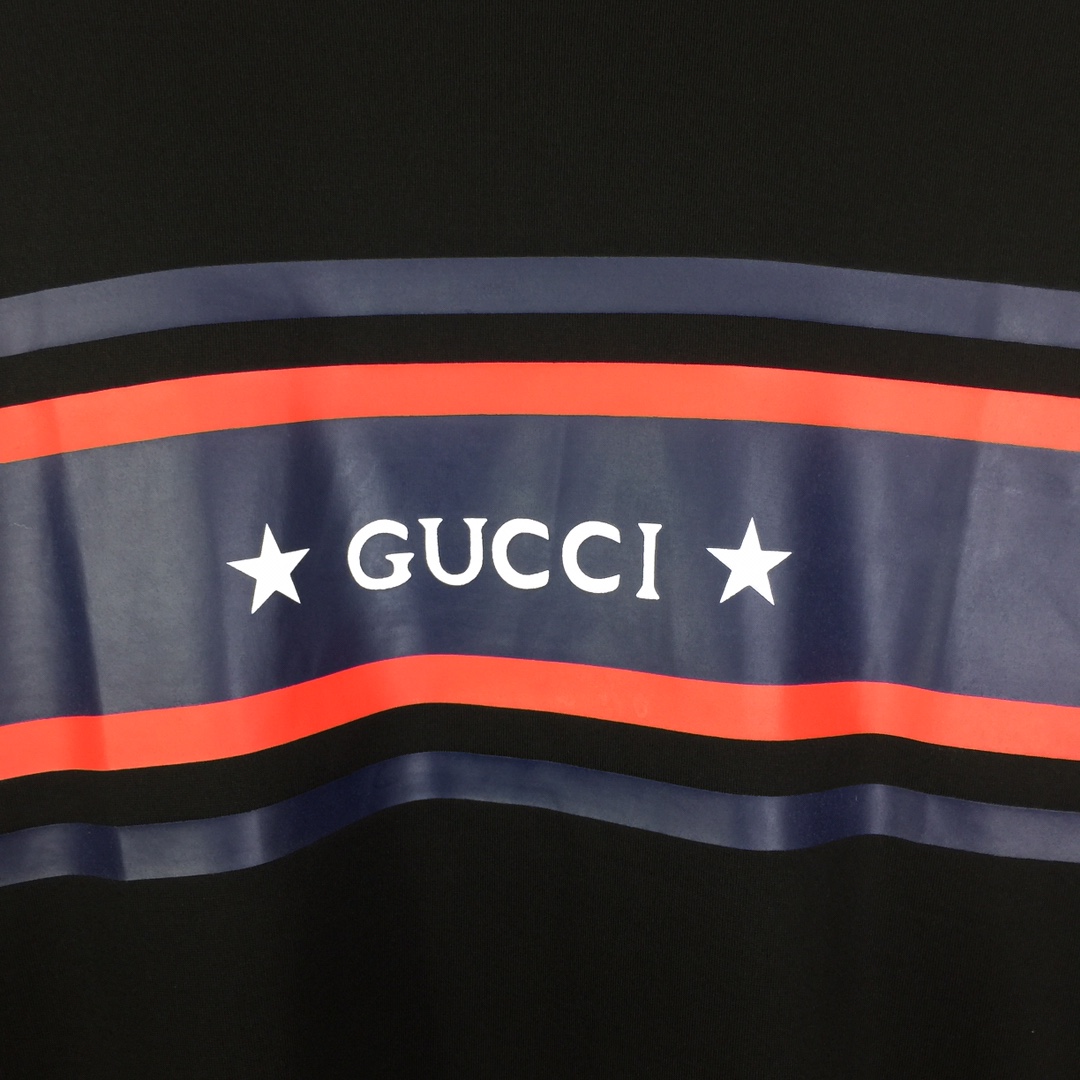 Gucci Cotton Jersey Printed T-shirt   - FashionPlug