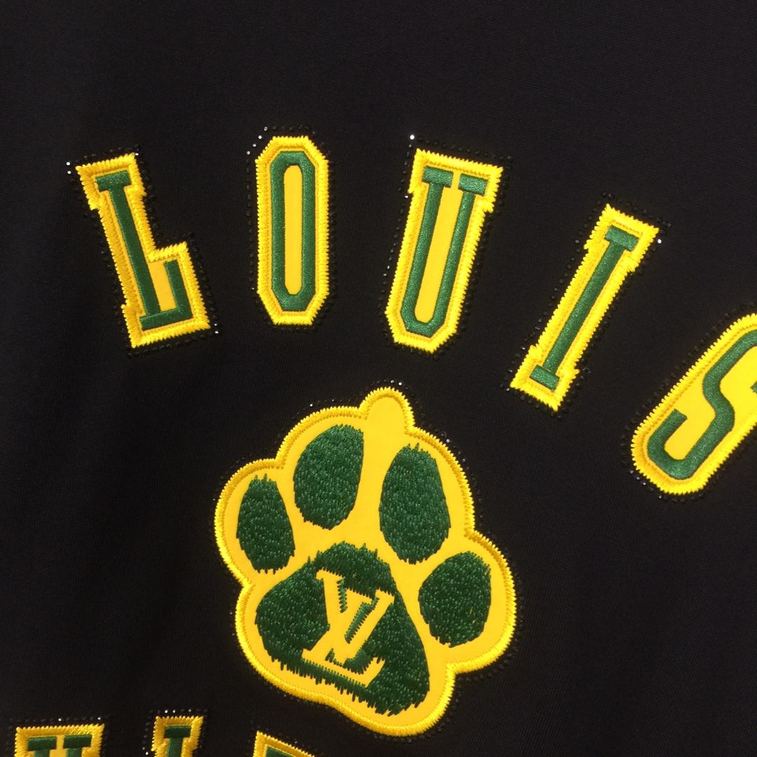Louis Vuitton Embellished Short-Sleeved Cotton Crewneck - FashionPlug